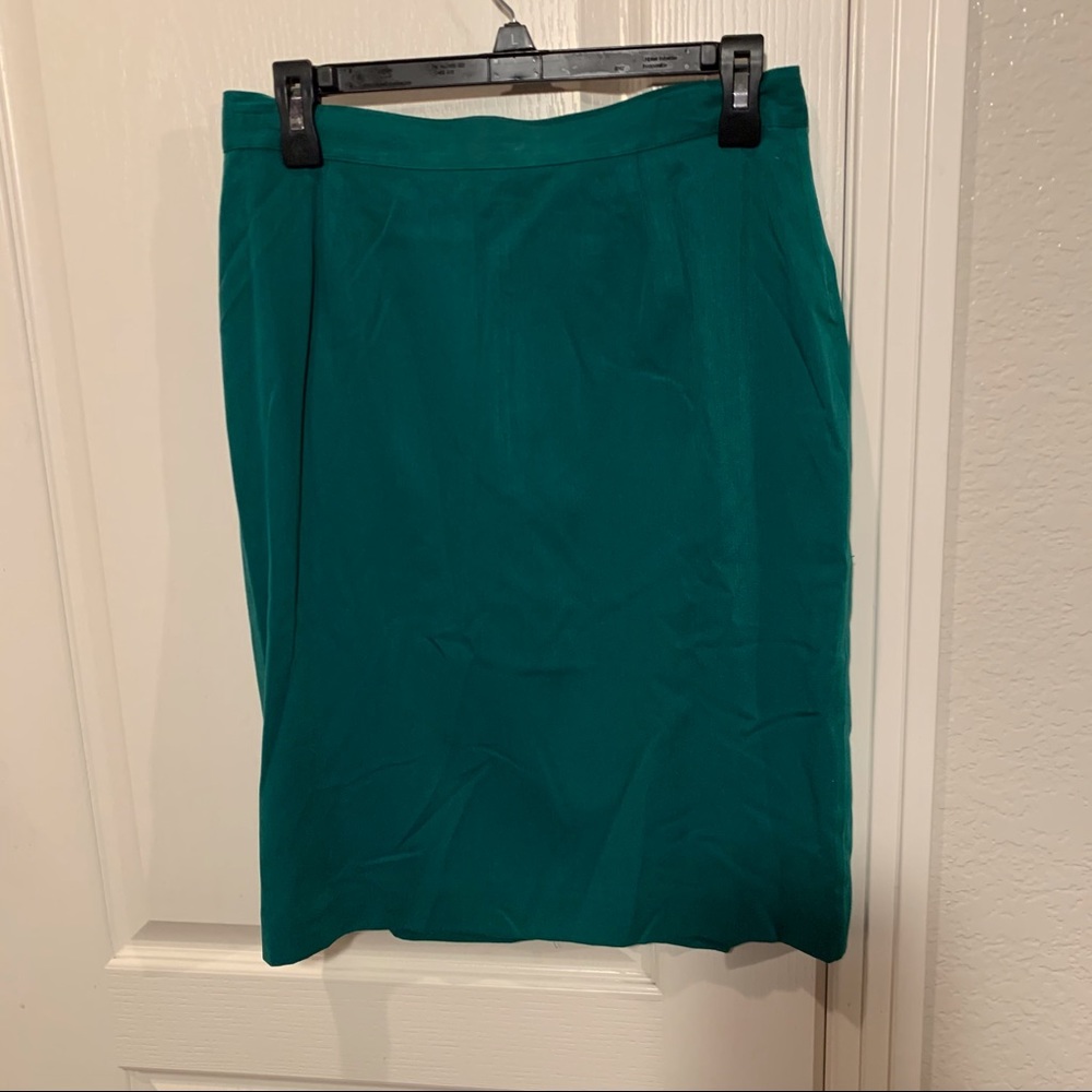 Teal skirt